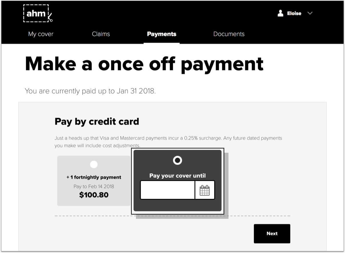 Can I prepay my health insurance premium? Help ahm