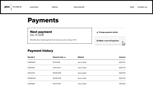 Can I prepay my health insurance premium? Help ahm
